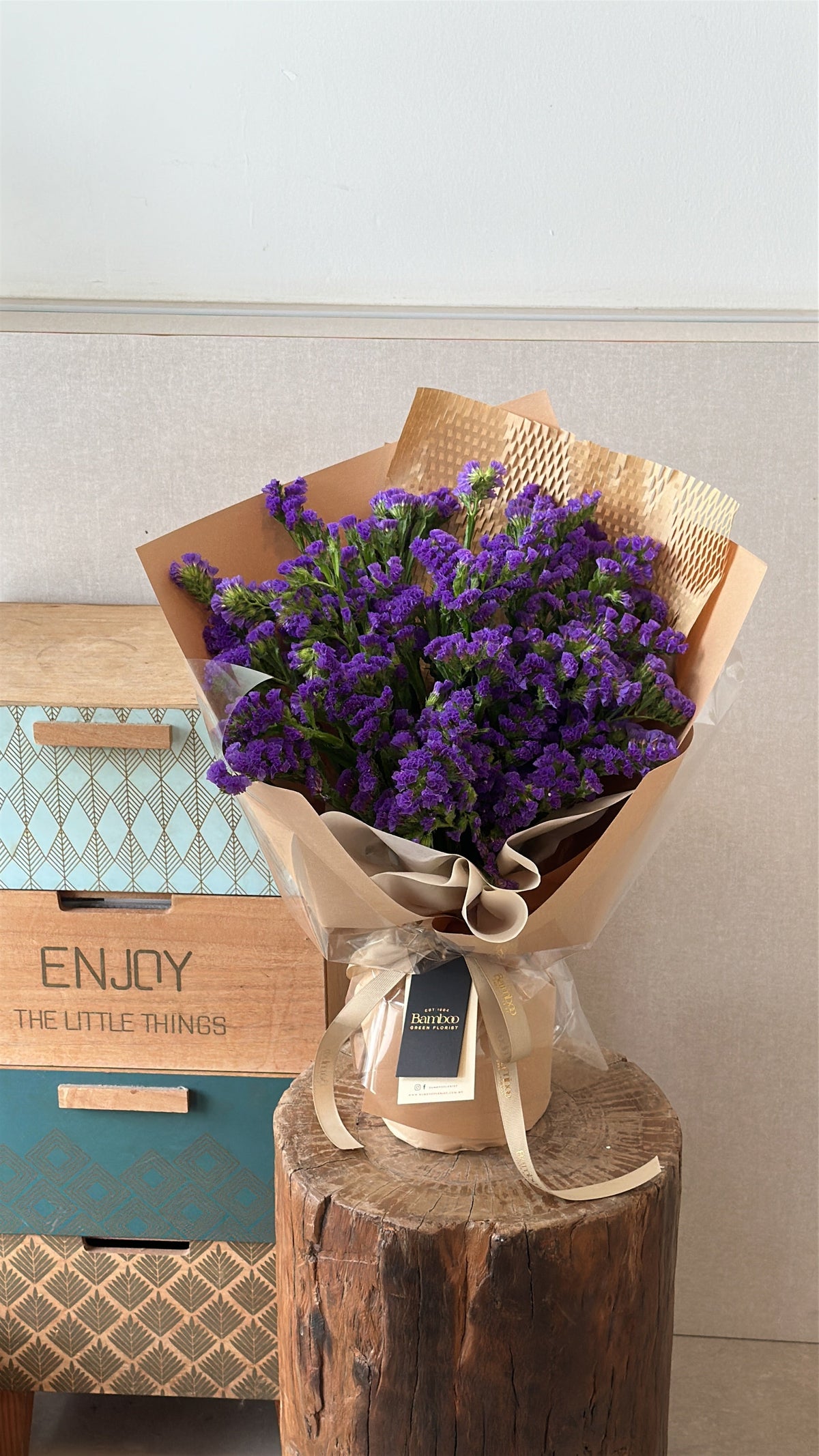 Violet Whispers Bouquet by Bamboo Green Florist, Penang