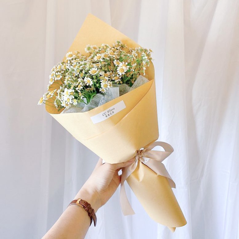 Sunshine Chamomile Bouquet by CC Flora