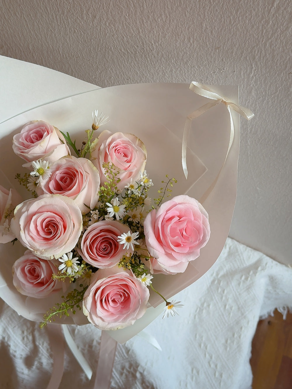 Eternel Pink Rose Bouquet by CC Flora – view 3