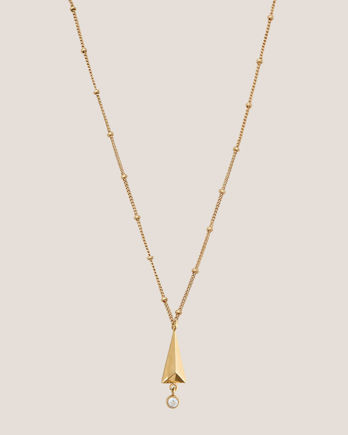 Bibelot Gold Pendant Gold Necklace by GUNG by Bamboo Green Florist, Penang