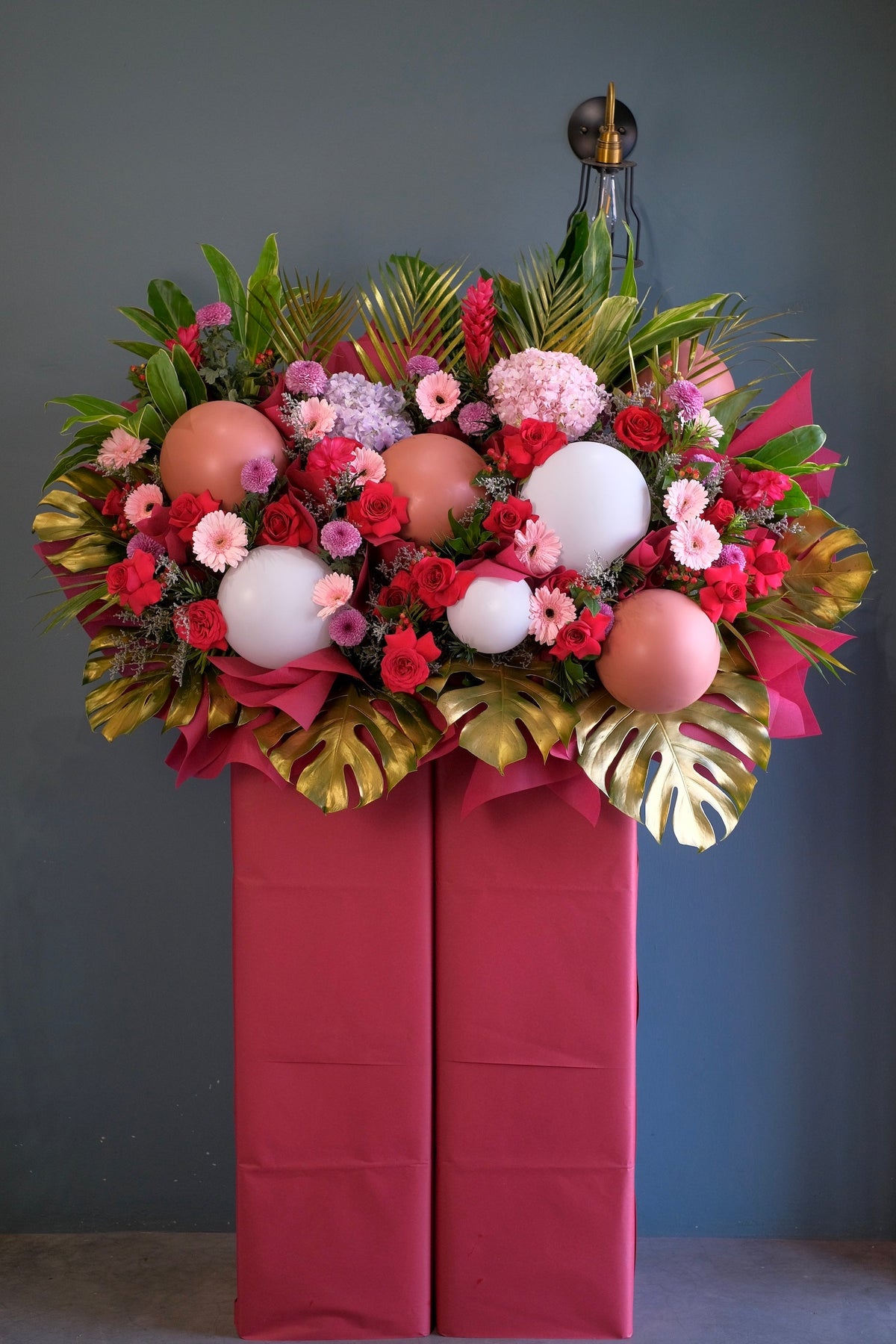 Blanc Grand Opening Flowers by Bamboo Green Florist, Penang