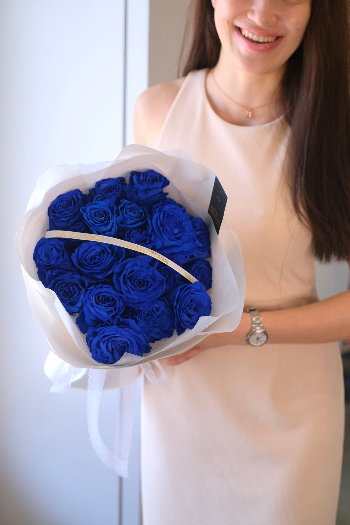 Violets Are Blue Rose Bouquet by Bamboo Green Florist, Penang, photo 4