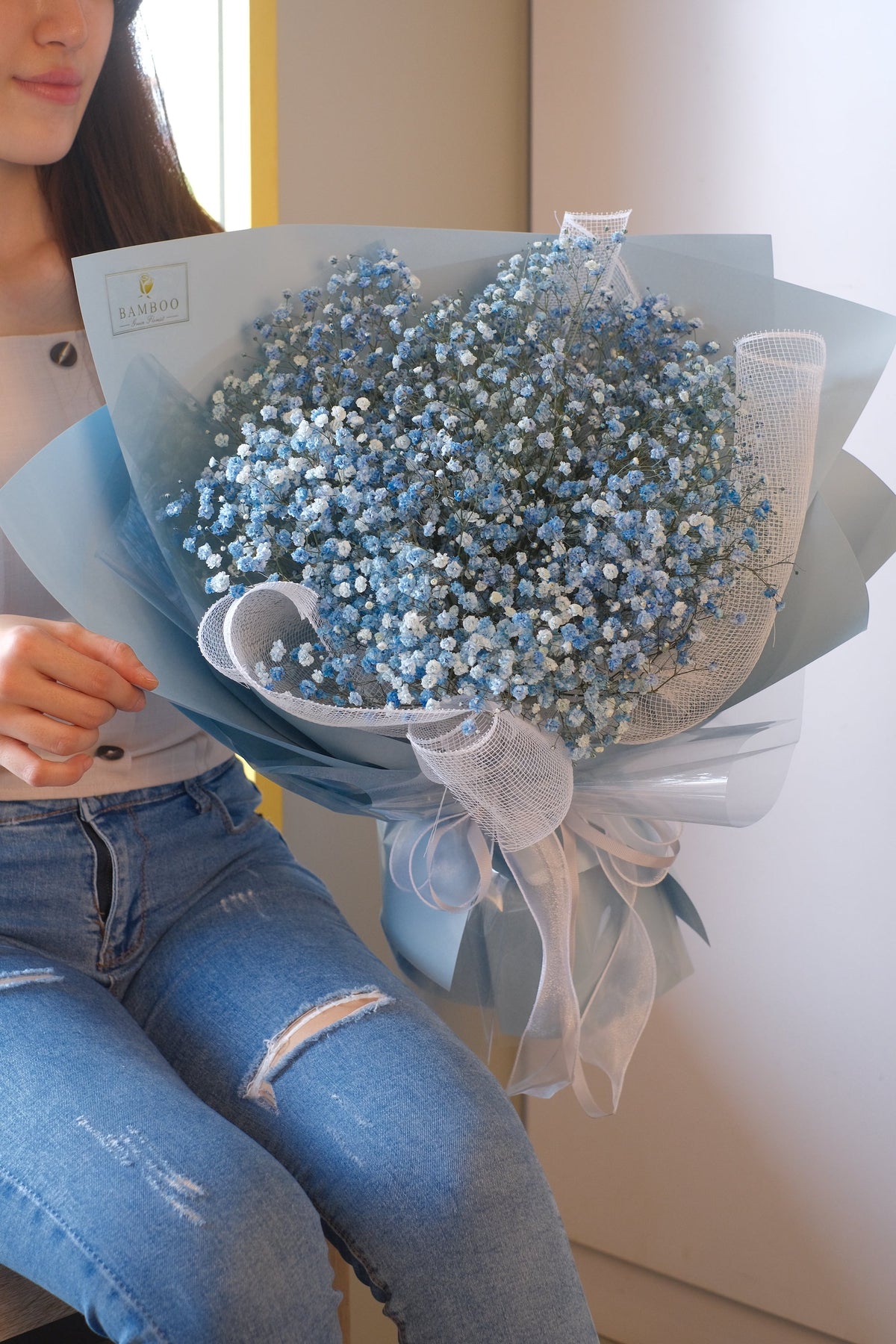 Baby Breath Baby's Breath Bouquet by Bamboo Green Florist, Penang