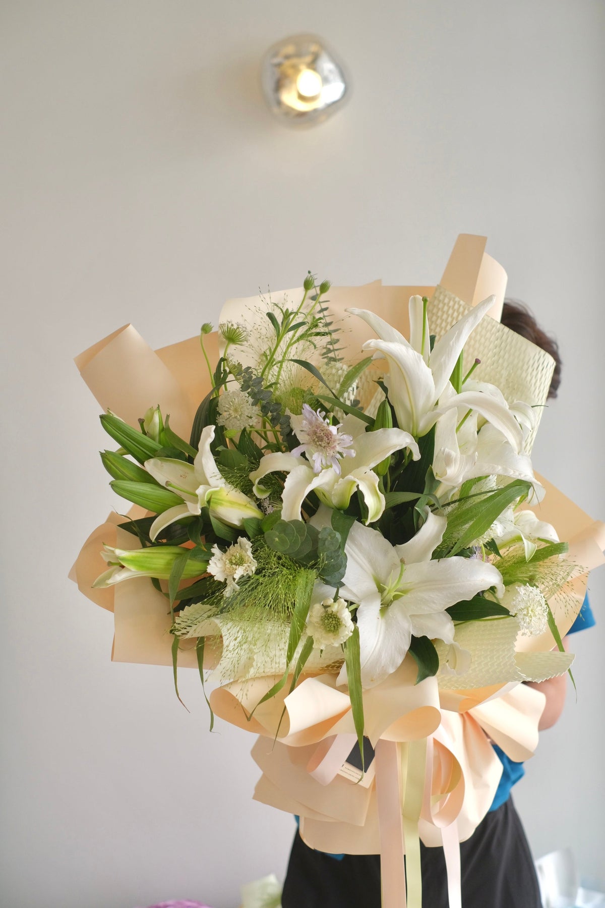 Brooks Lily Bouquet by Bamboo Green Florist, Penang, photo 3