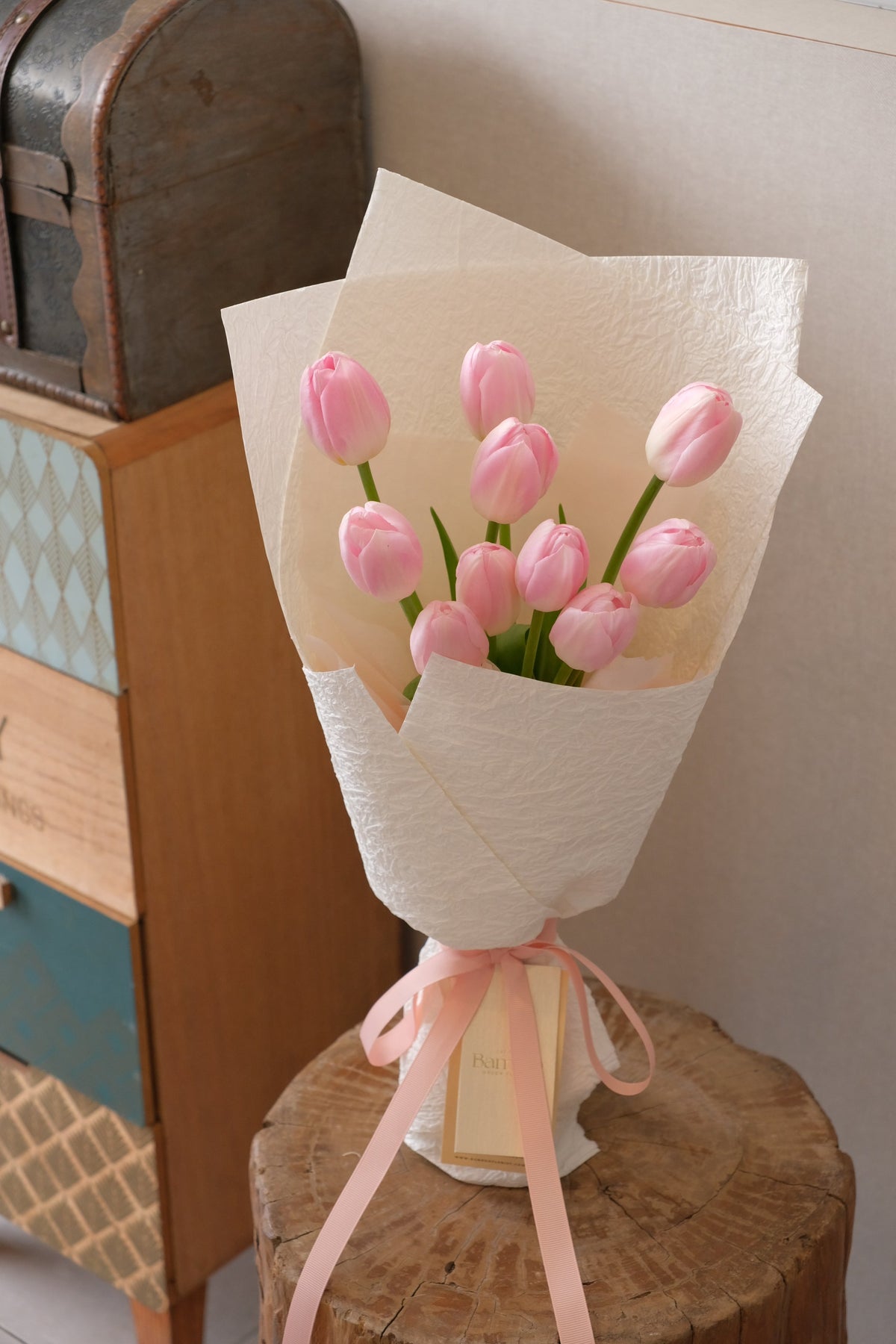 Pink Tulips by Bamboo Green Florist, Penang, photo 2