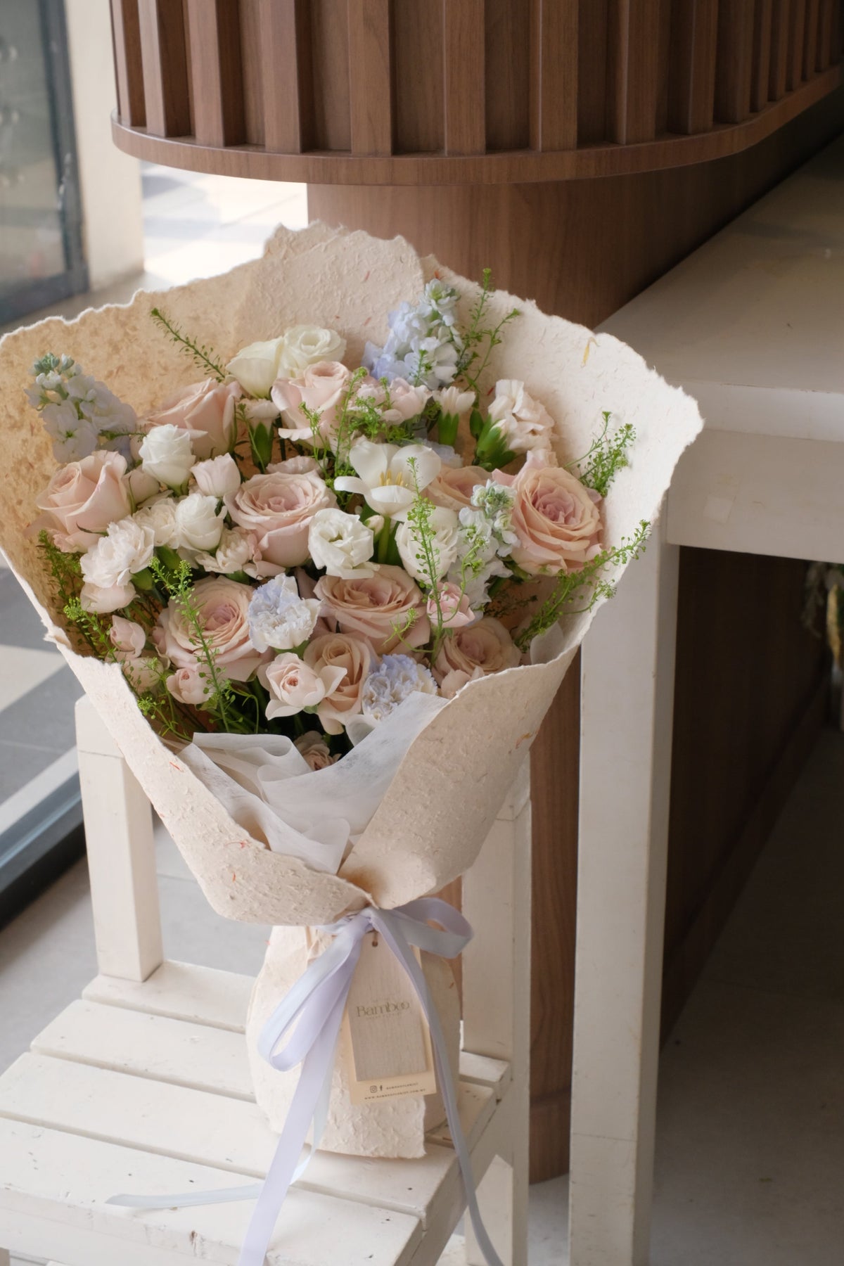 Rosewell Rose Bouquet by Bamboo Green Florist, Penang, photo 4