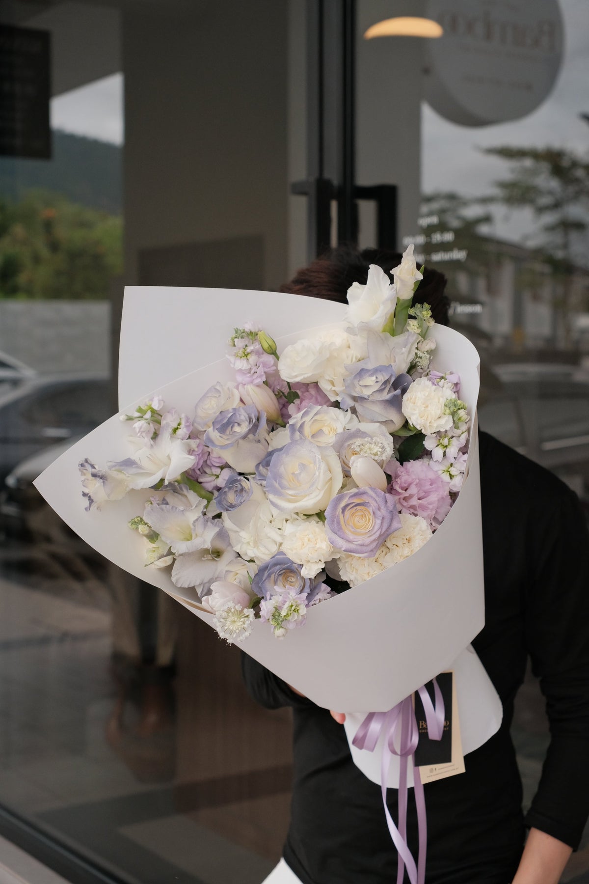 Omakase Bouquet (Purple) by Bamboo Green Florist, Penang