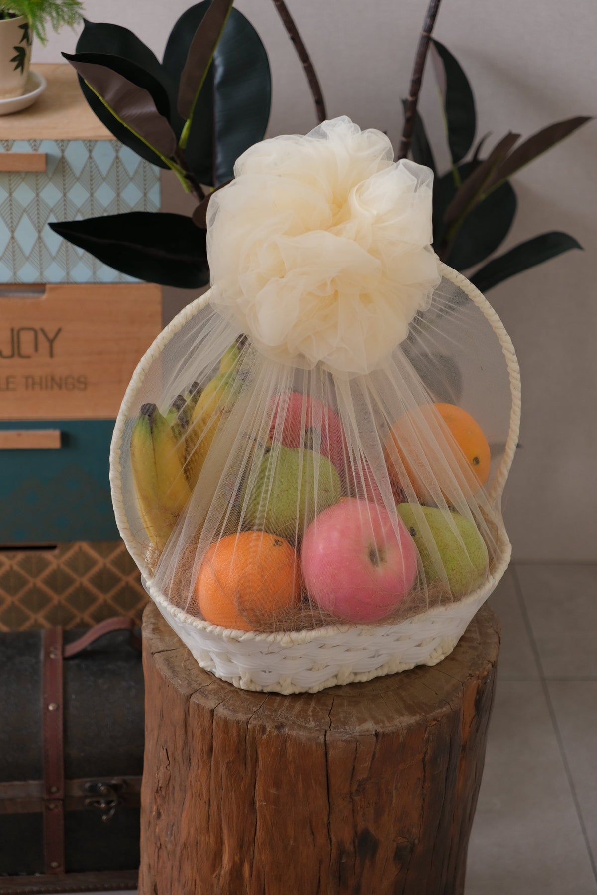 Brimming Fruit Basket by Bamboo Green Florist, Penang