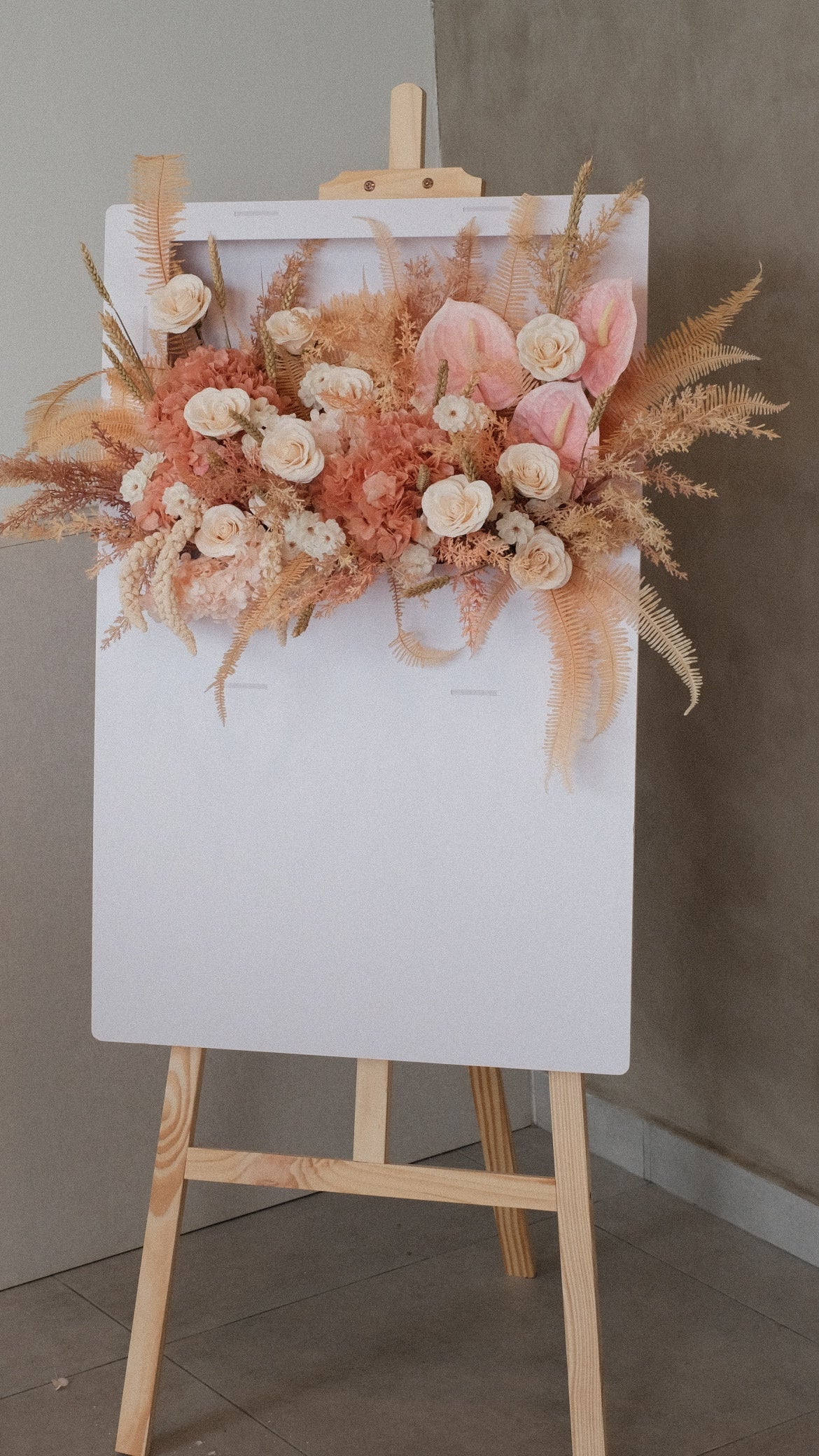 Boho Chic Grand Opening Stand by Bamboo Green Florist, Penang