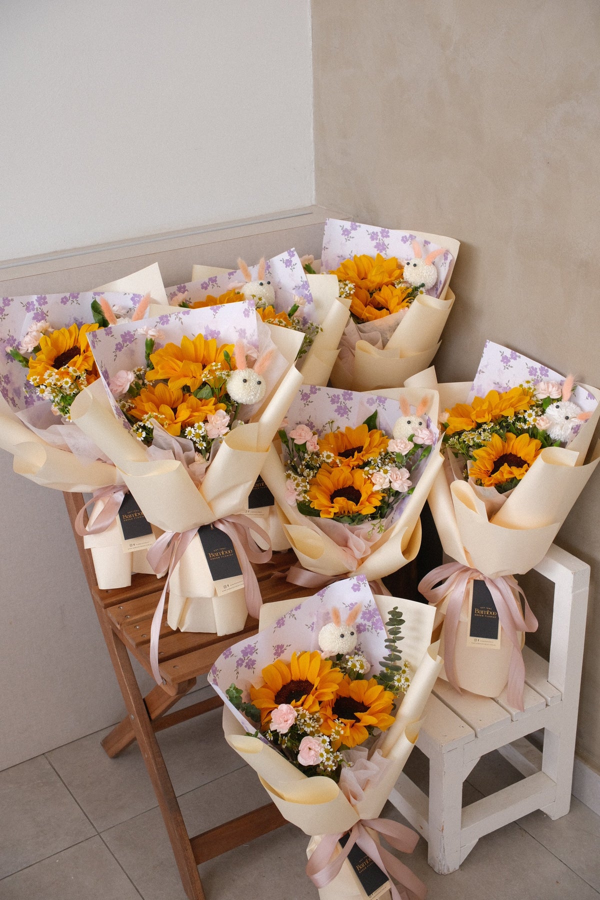 Sunny Bunny Sunflower Bouquet by Bamboo Green Florist, Penang, photo 3