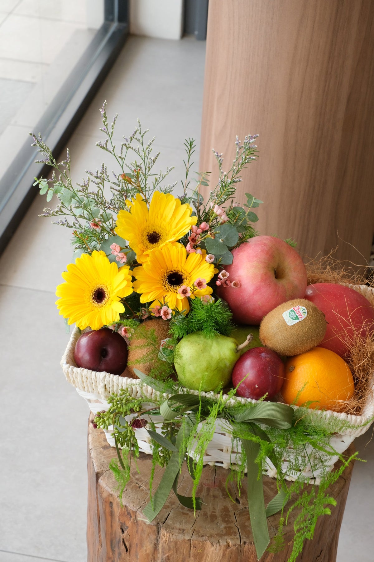 Sweet Relish Fruit & Flower Basket by Bamboo Green Florist, Penang, photo 2
