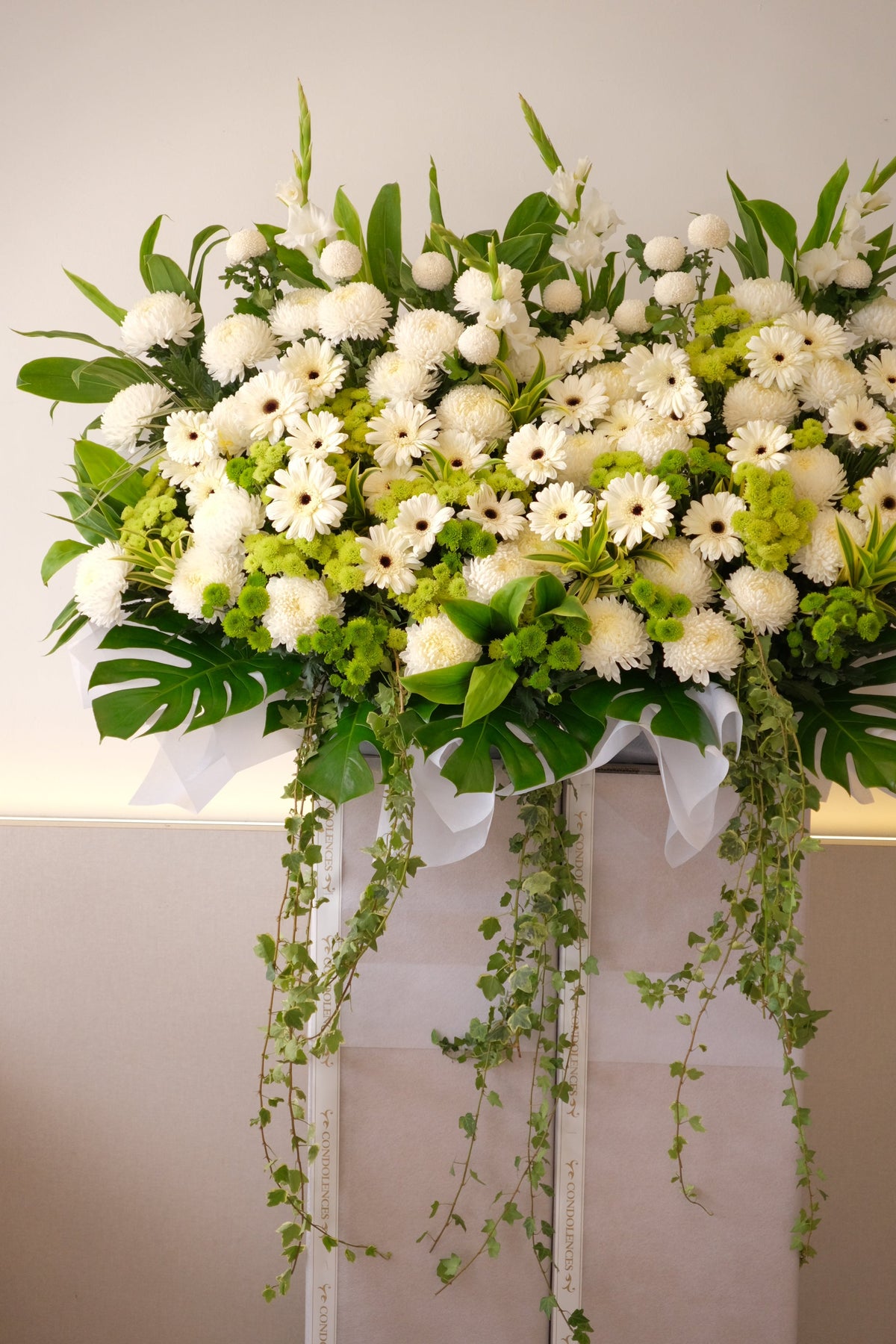 GOAT Condolence Wreath by Bamboo Green Florist, Penang, photo 2