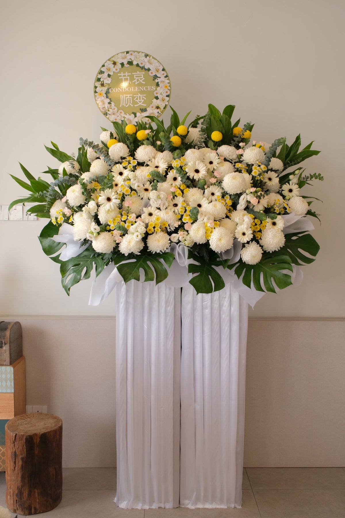 Osmanthus Condolence Wreath by Bamboo Green Florist, Penang