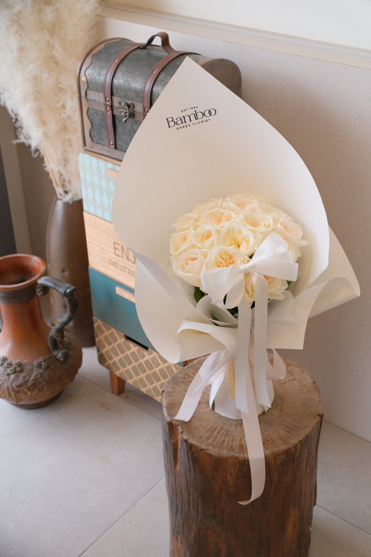 Ruffled Magic Rose Bouquet by Bamboo Green Florist, Penang, photo 2