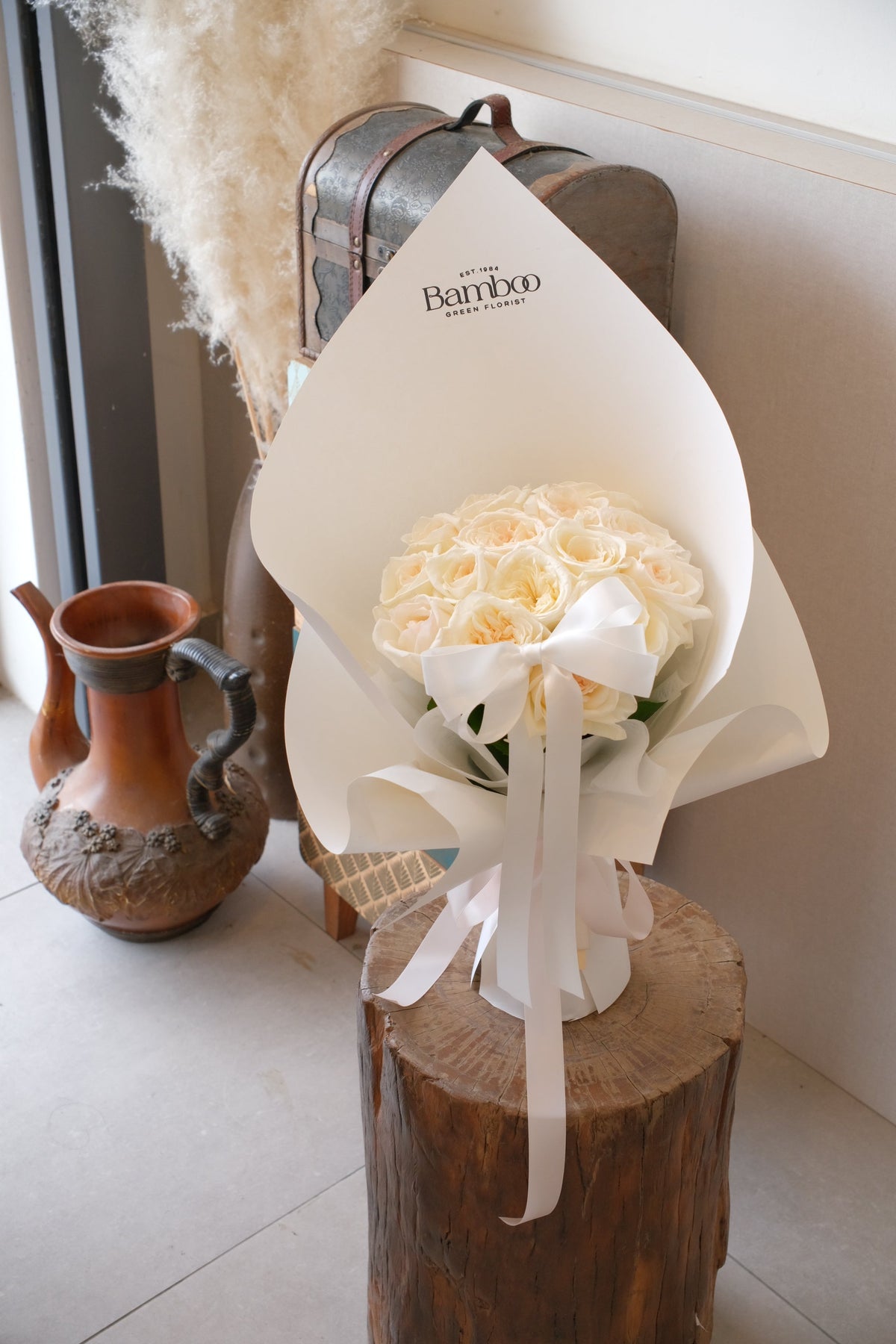 Ruffled Magic Rose Bouquet by Bamboo Green Florist, Penang