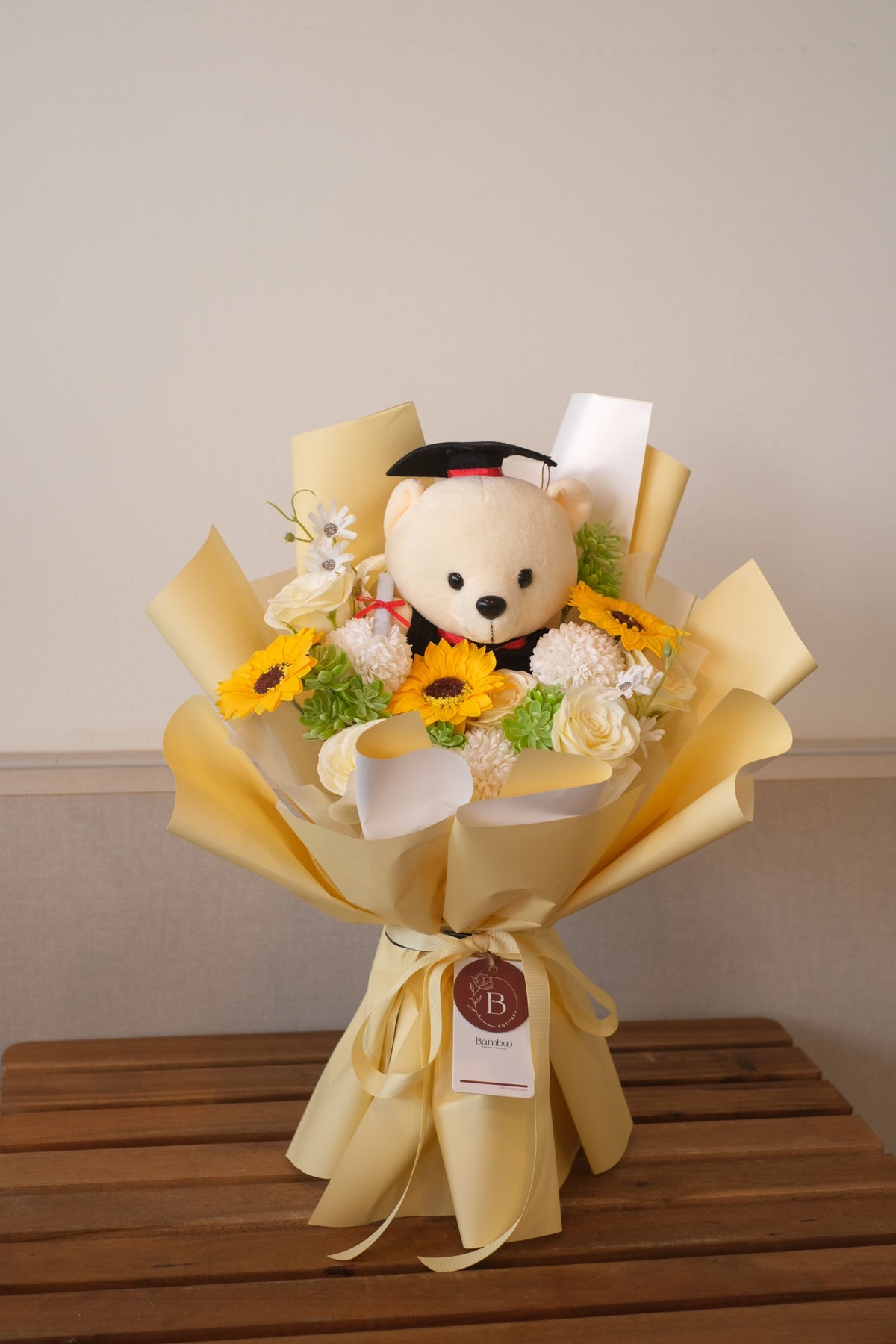 Graduation Soap Flowers Series Soap Flower Bouquet by Bamboo Green Florist, Penang, photo 2