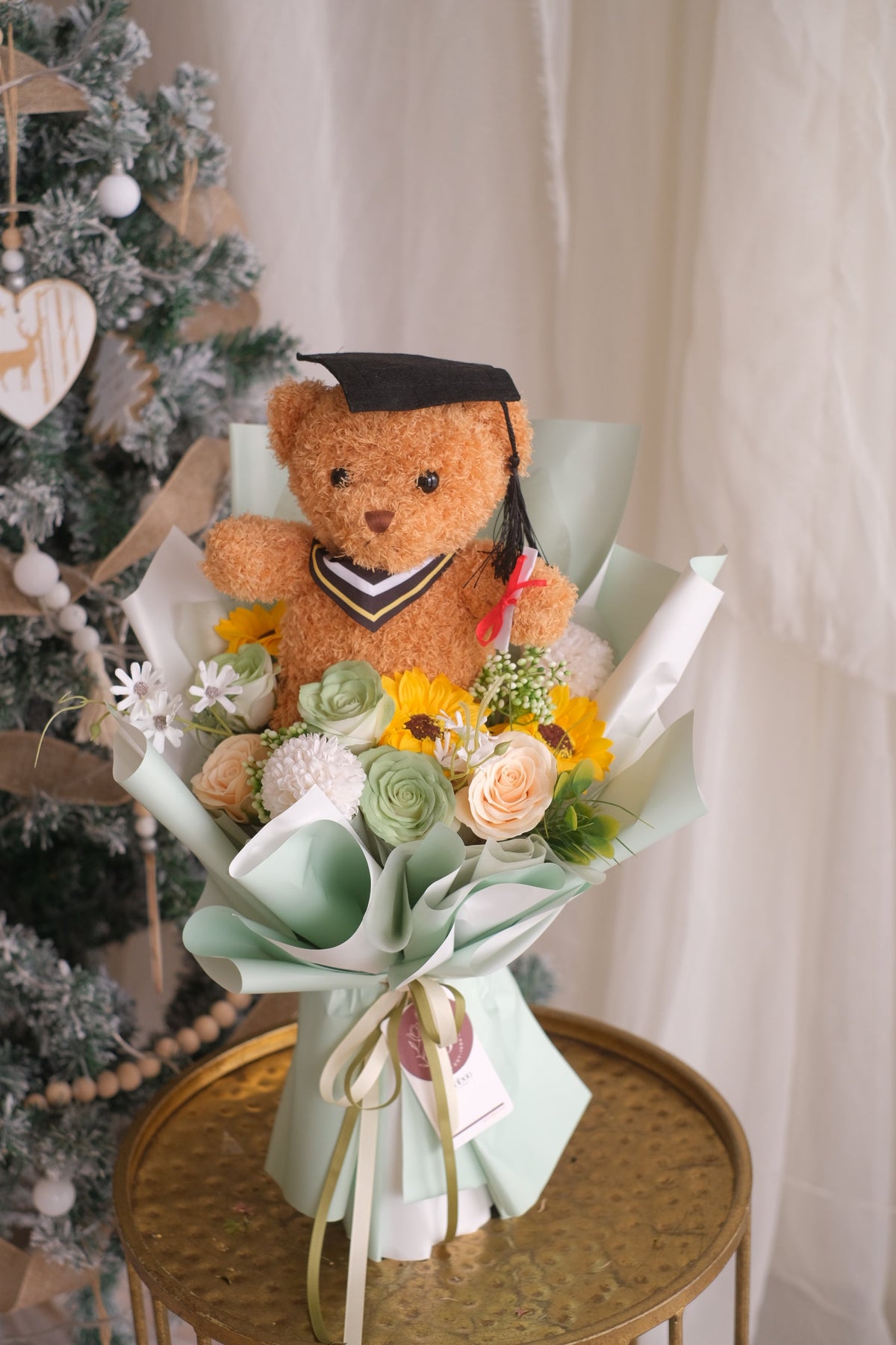 Graduation Soap Flowers Series Soap Flower Bouquet by Bamboo Green Florist, Penang