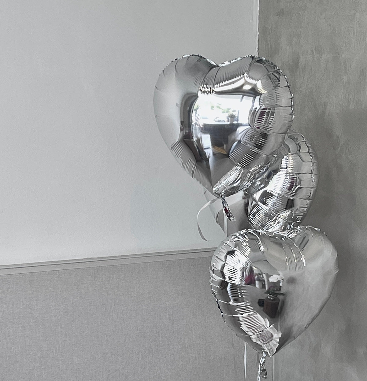 Helium Foil Balloon Set (Silver) by Bamboo Green Florist, Penang