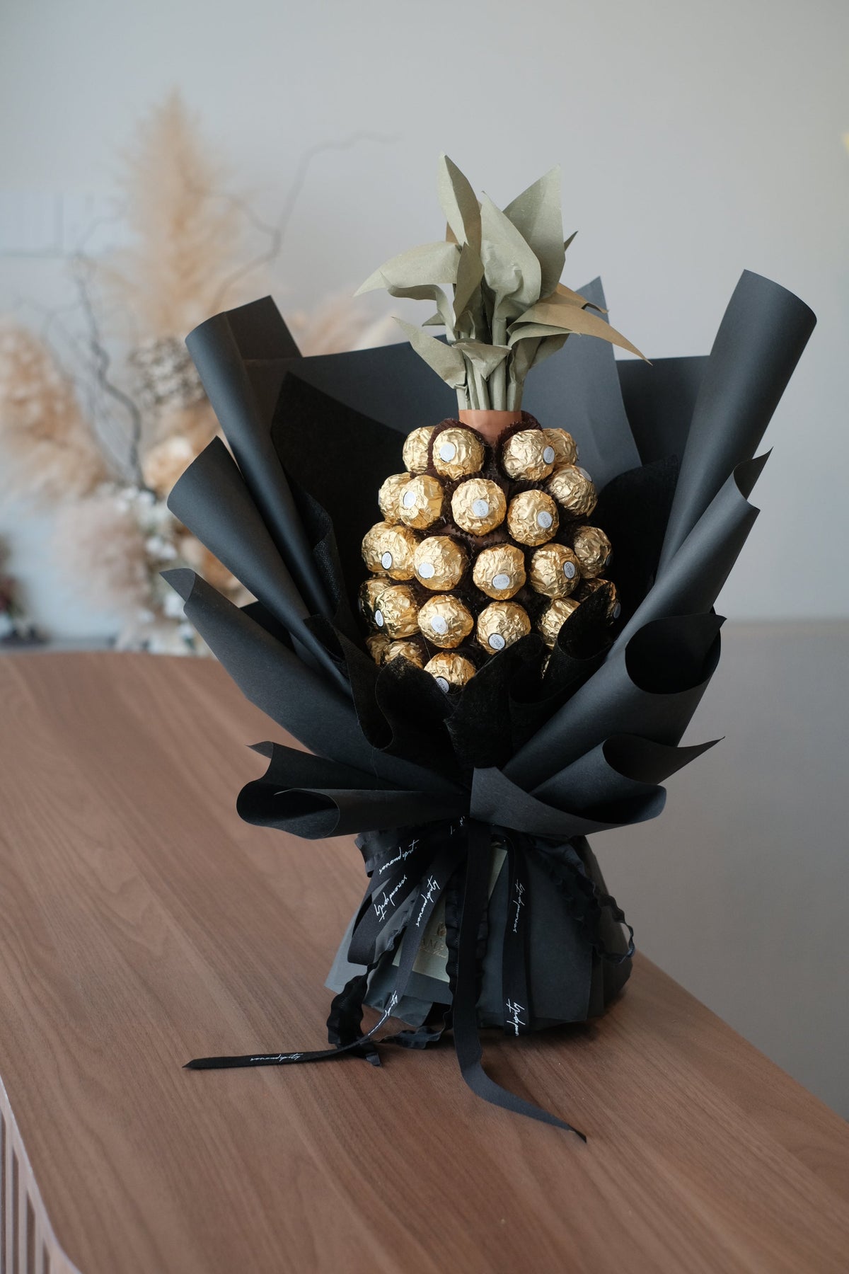 Golden Pineapple Chocolate Gift by Bamboo Green Florist, Penang