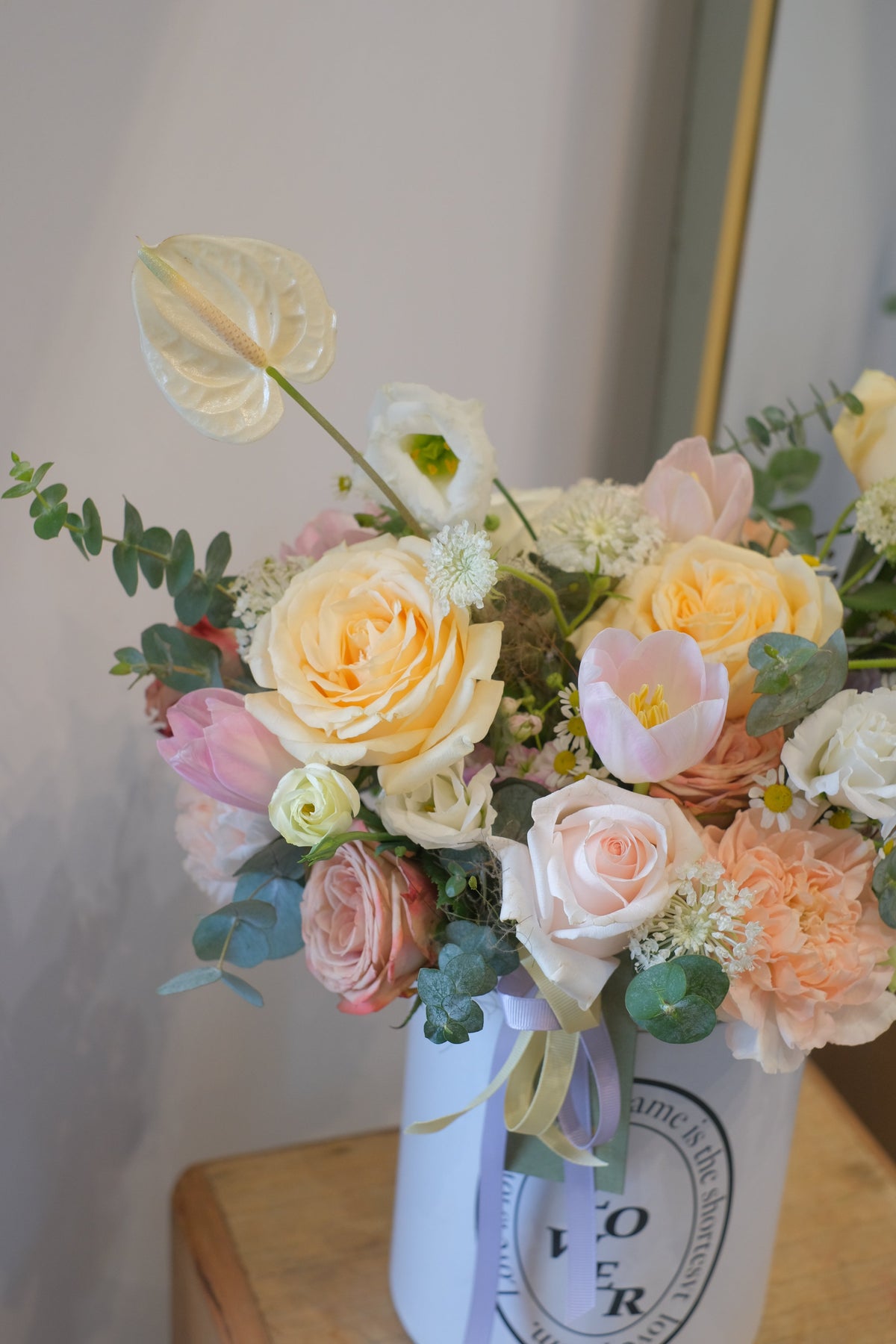 Omakase Bloom Box (Light) by Bamboo Green Florist, Penang, photo 4