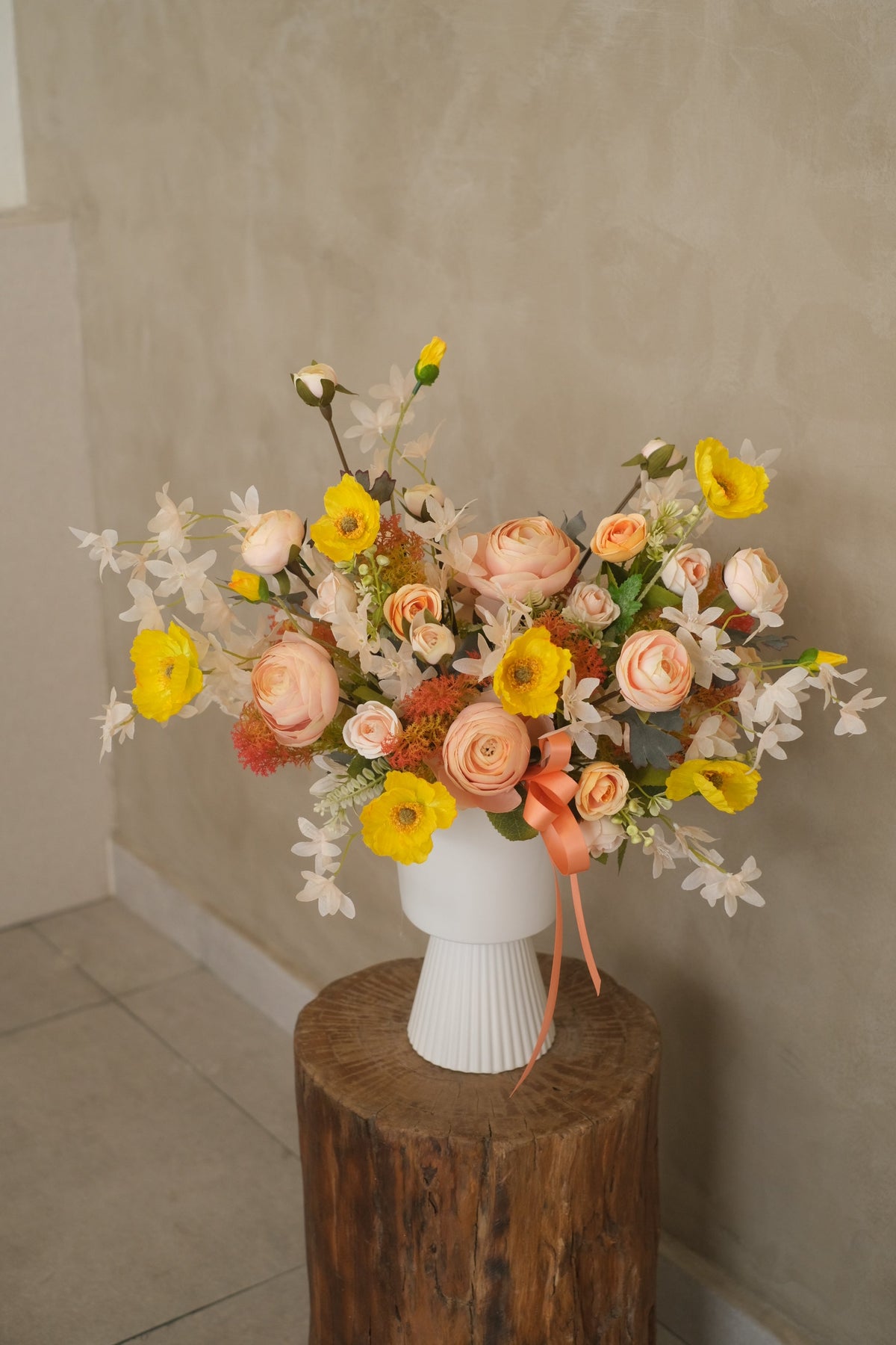 Juju Silk Flower Arrangement by Bamboo Green Florist, Penang, photo 2