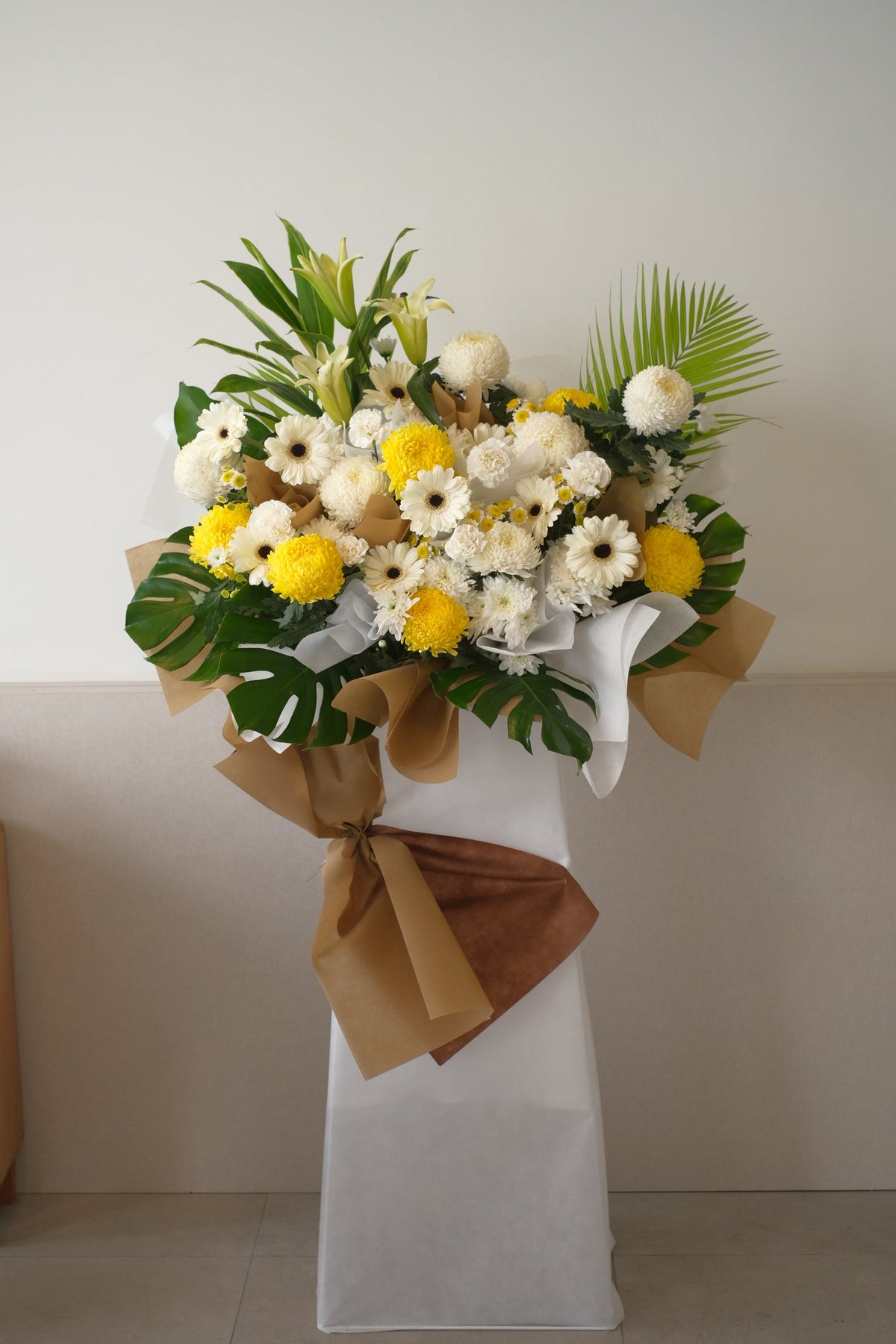 Kekal Condolence Flowers by Bamboo Green Florist, Penang