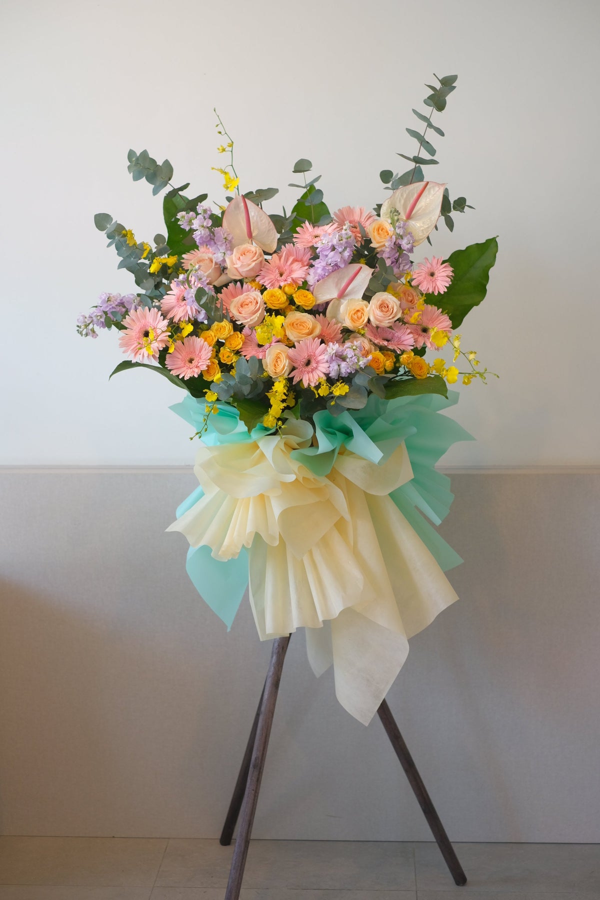 Omakase Opening Grand Opening Flowers (Sweet Vivid) by Bamboo Green Florist, Penang