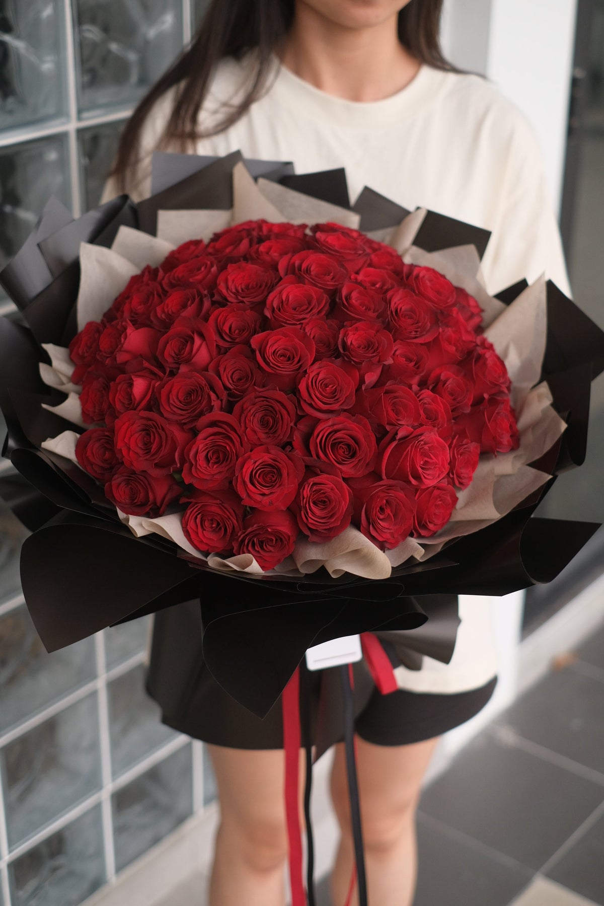 Sangria - Red Roses Bouquet by Bamboo Green Florist, Penang, photo 4