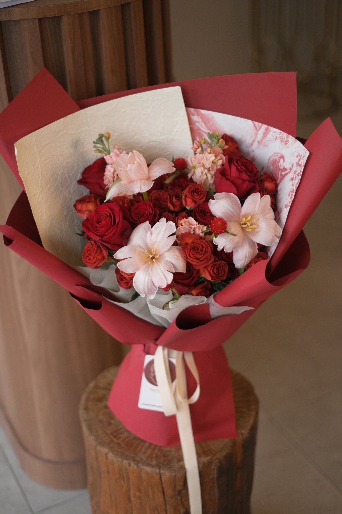 Adobe Tulip Bouquet by Bamboo Green Florist, Penang