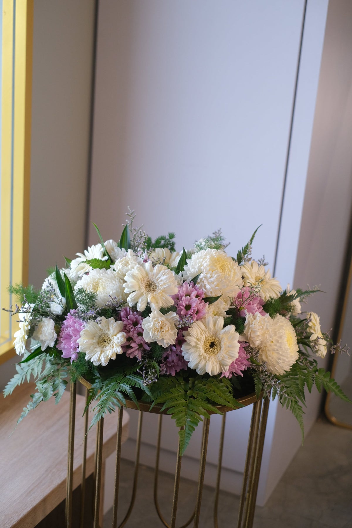 Funeral Casket Spray Condolence Wreath by Bamboo Green Florist, Penang, photo 2