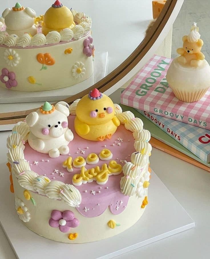 Bear & Duck Cake by Bamboo Green Florist, Penang
