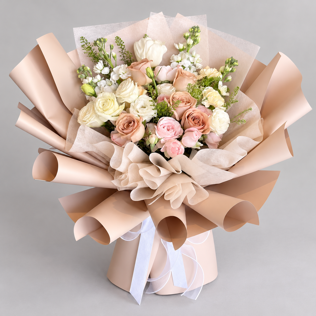 Autumn Harmony Bouquet — complete product on a clean neutral background