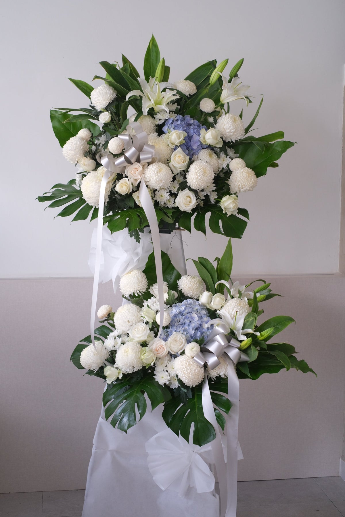 Healing Touch Condolence Wreath by Bamboo Green Florist, Penang