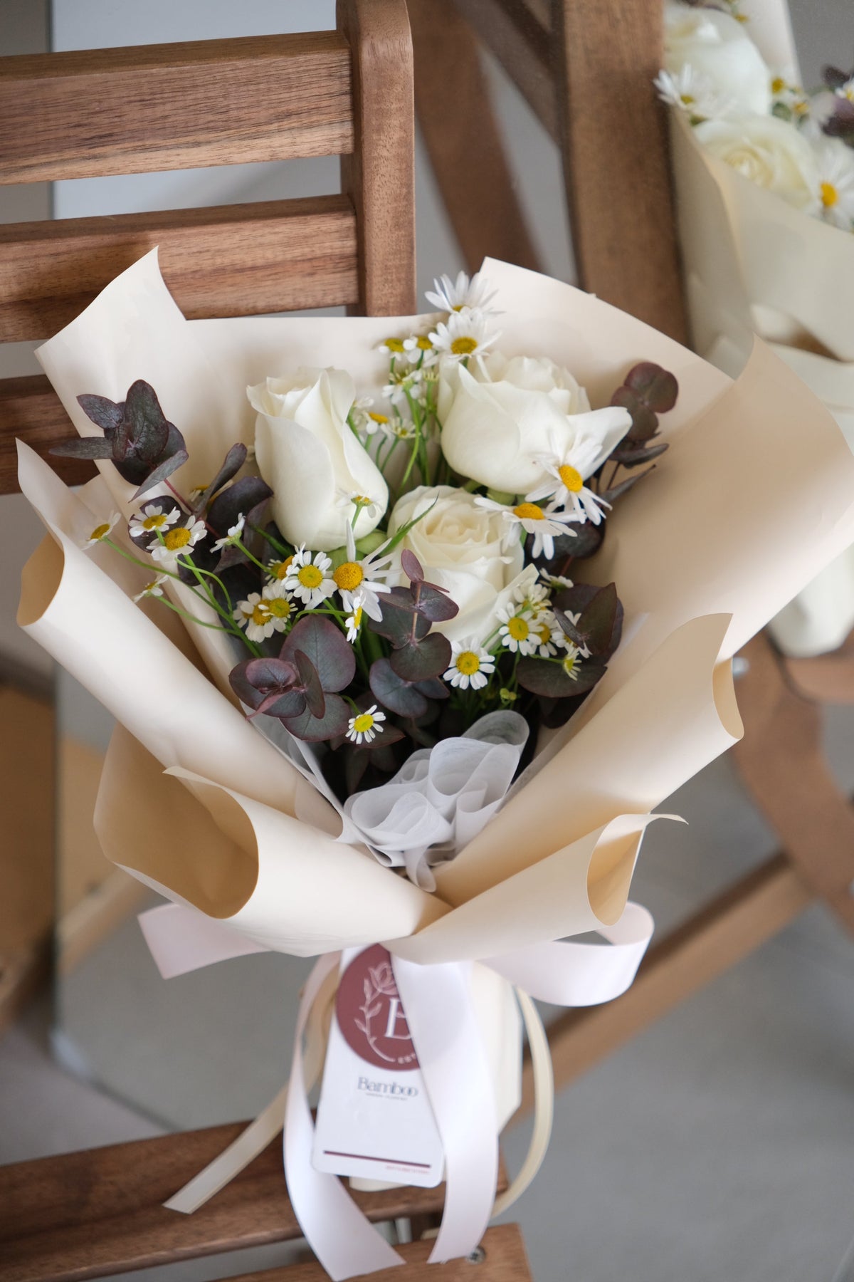 Pure, Simple Rose Bouquet by Bamboo Green Florist, Penang
