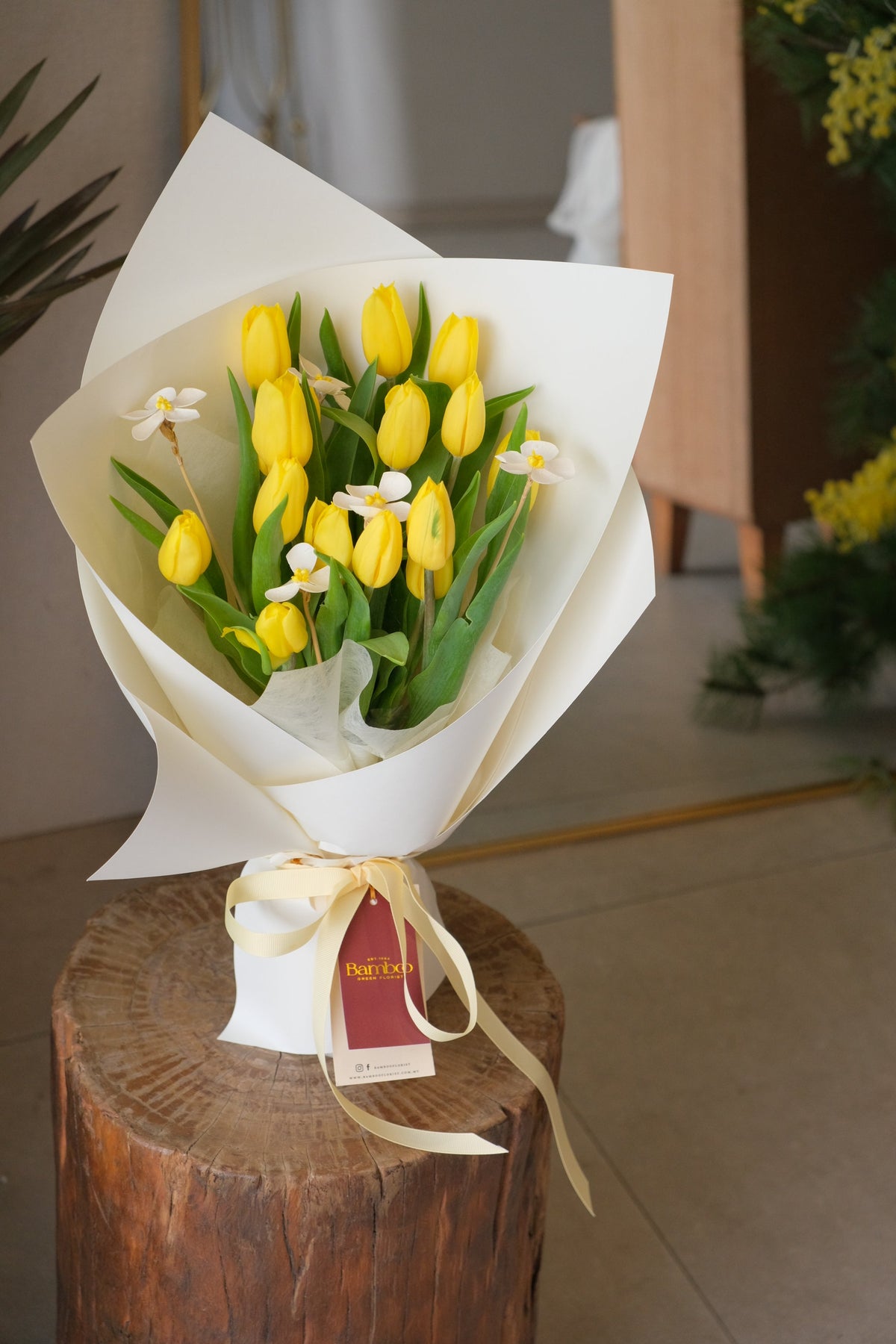Glowing Moment Tulips by Bamboo Green Florist, Penang