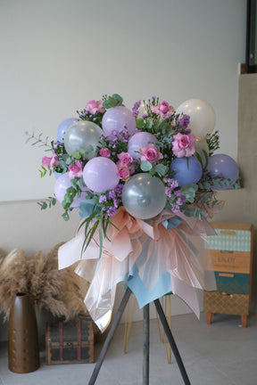 Bubbly Blooms Grand Opening Flowers by Bamboo Green Florist, Penang