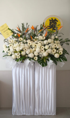 Josette Condolence Flowers by Bamboo Green Florist, Penang