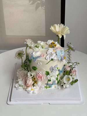 D Jardin Floral Cake by Bamboo Green Florist, Penang