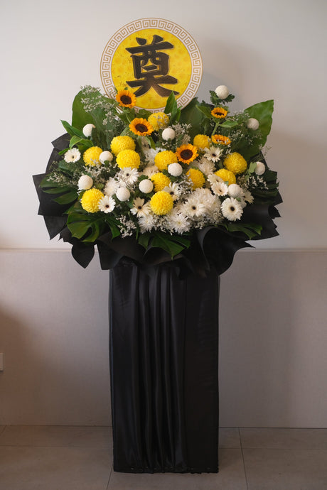 Whetstone Condolence Wreath by Bamboo Green Florist, Penang, photo 2