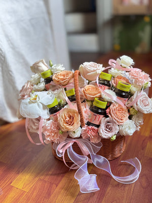 Bird's Nest Flower Basket by CC Flora – view 3
