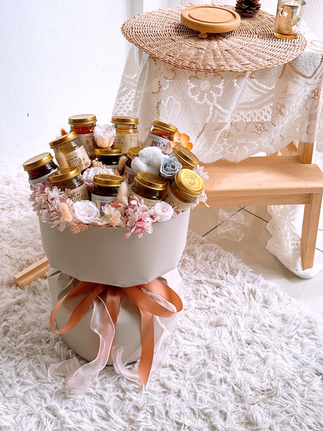 Preserved Flower & Bird's Nest Bouquet by CC Flora – view 2