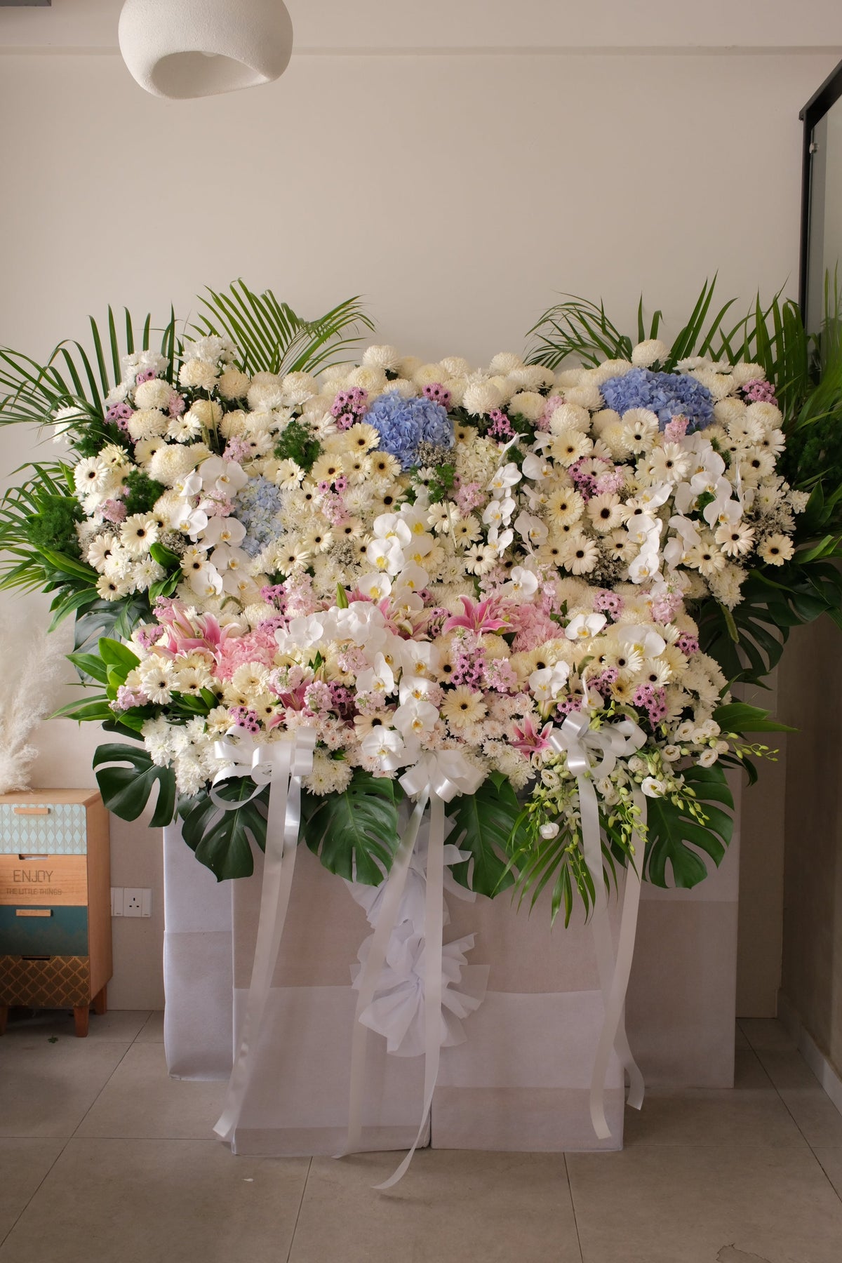 A Garden to Remember Condolence Wreath by Bamboo Green Florist, Penang, photo 2