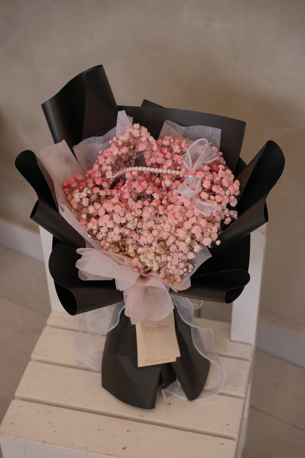 A Little Flirty Baby's Breath Bouquet by Bamboo Green Florist, Penang