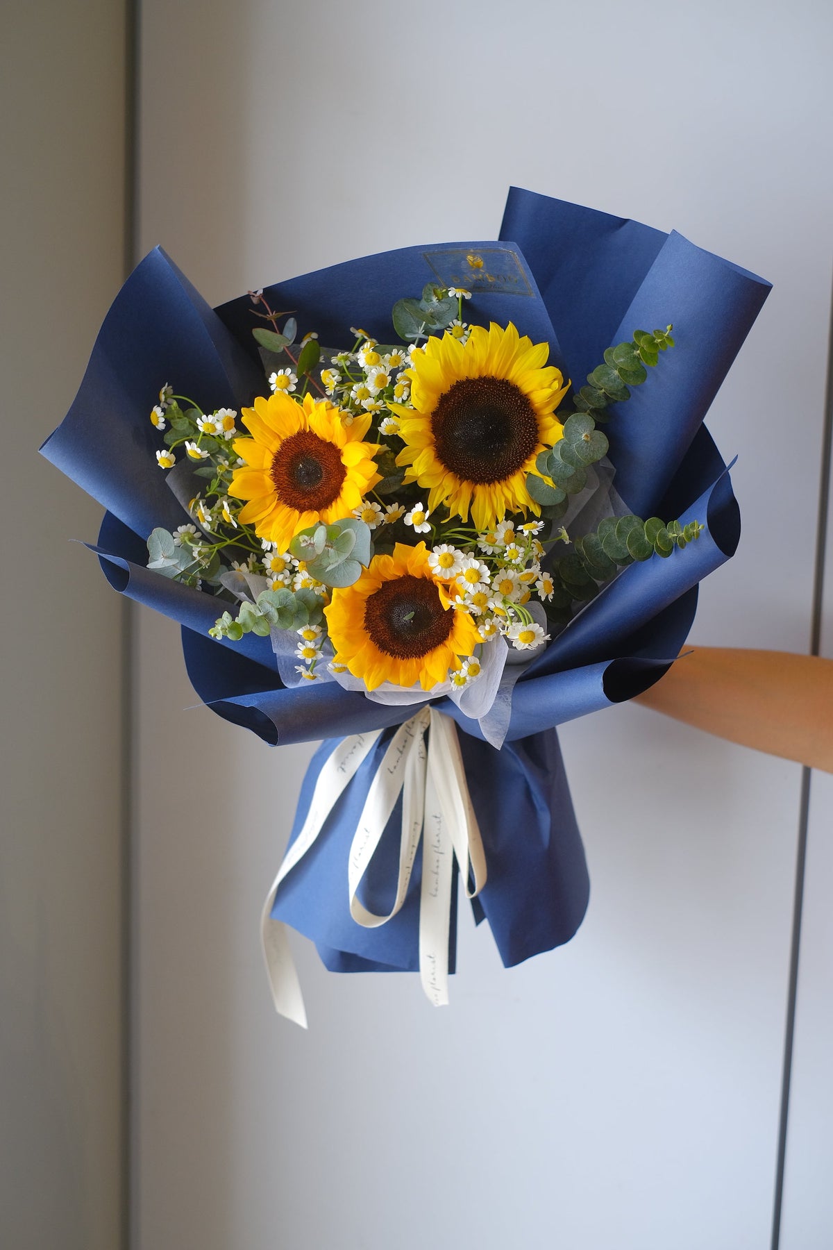 Aced My Way Sunflower Bouquet by Bamboo Green Florist, Penang
