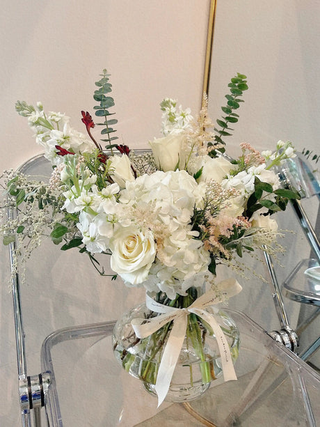 Aesthetic Vase Arrangement by Bamboo Green Florist, Penang