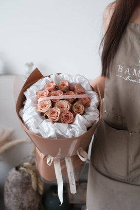 Cappucci-yes to Love Rose Bouquet by Bamboo Green Florist, Penang