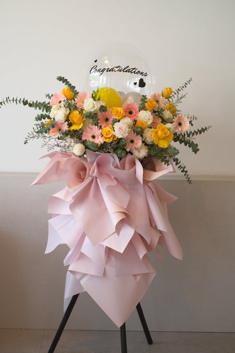 Avignon Grand Opening Flower Stand by Bamboo Green Florist, Penang