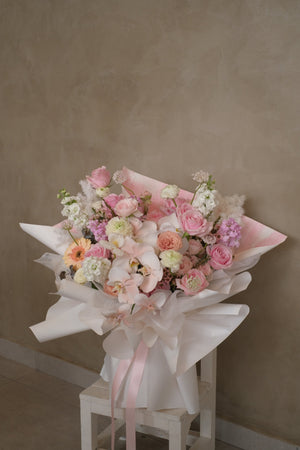 Ballerina Slipper Hydrangea Bouquet by Bamboo Green Florist, Penang, photo 2