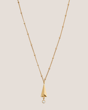 Bibelot Gold Pendant Gold Necklace by GUNG by Bamboo Green Florist, Penang