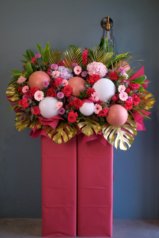 Blanc Grand Opening Flowers by Bamboo Green Florist, Penang